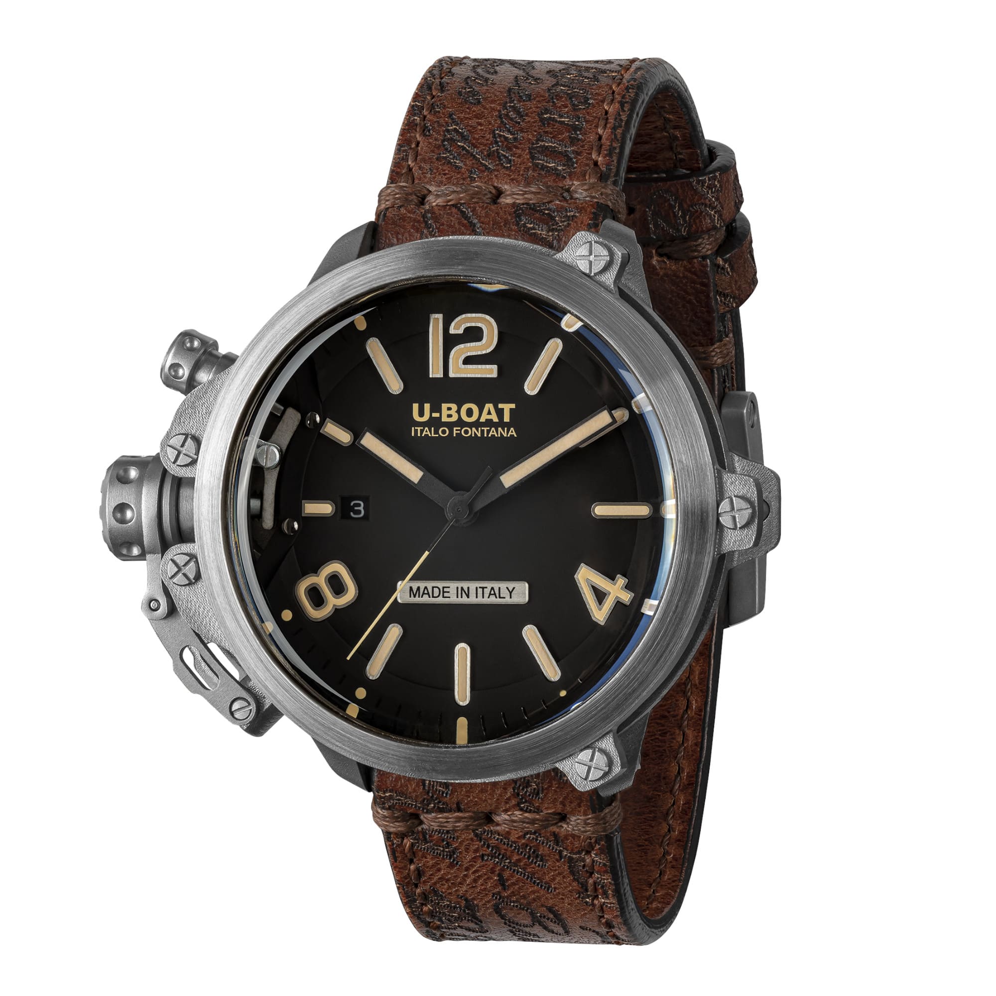 U-BOAT Capsule SS BK BE - 50mm - Automatique - 8807