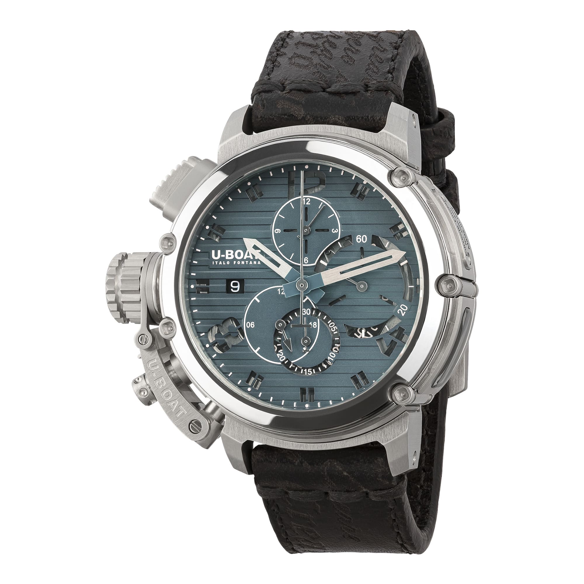 U-BOAT Chimera Chrono SS Blu - 46 mm - Automatique - 9589