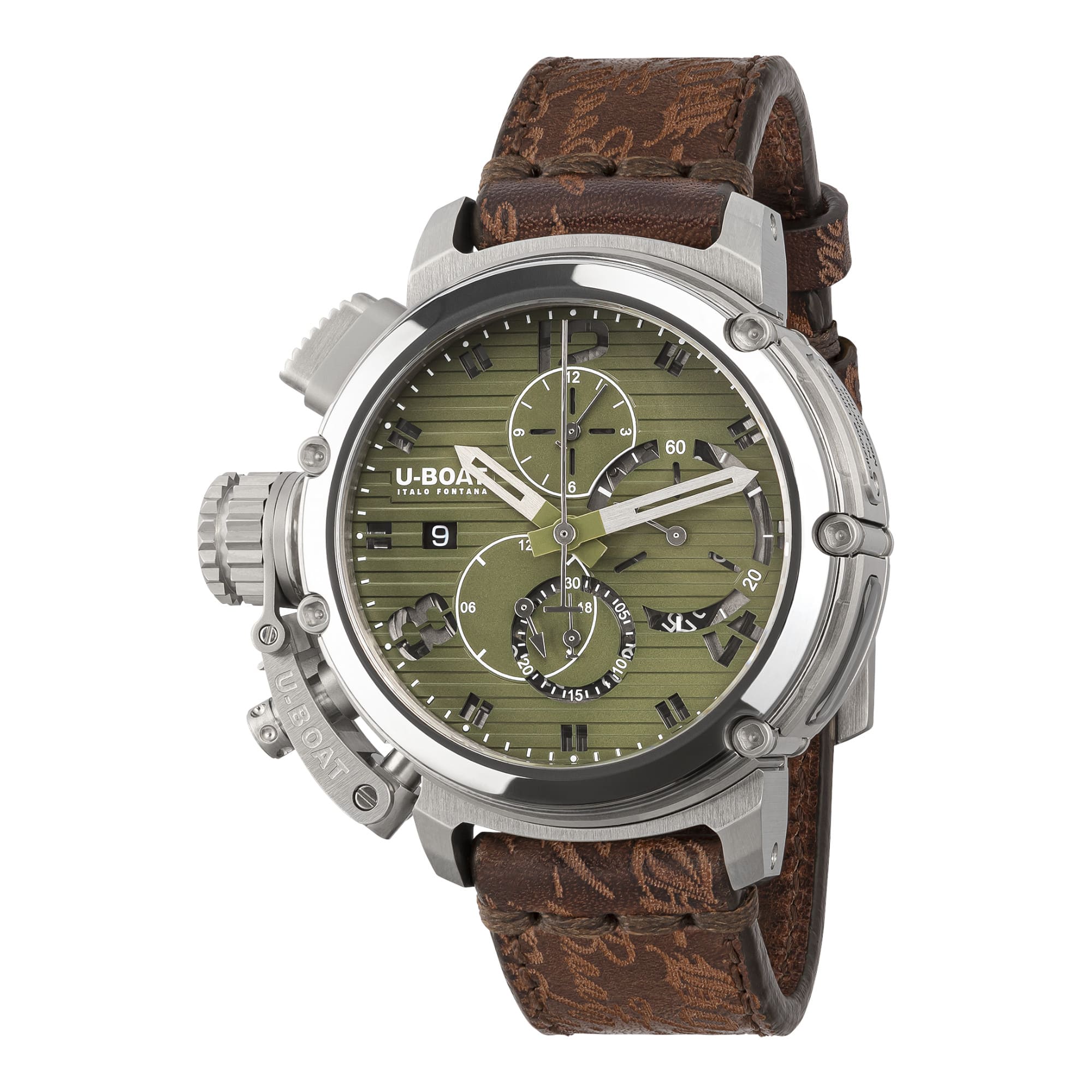 U-BOAT Chimera Chrono SS Blu - 46 mm - Automatique - 9591