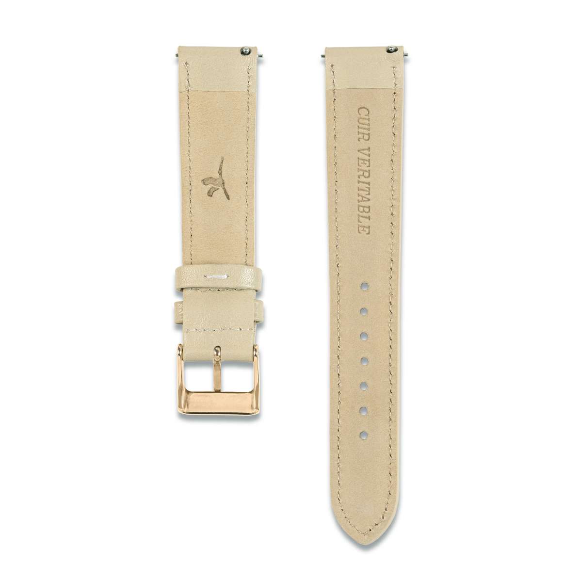 Bracelet cuir Sable 14mm