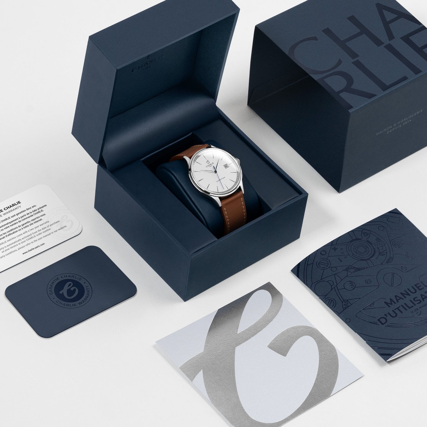 INITIAL - Slim - Blanc