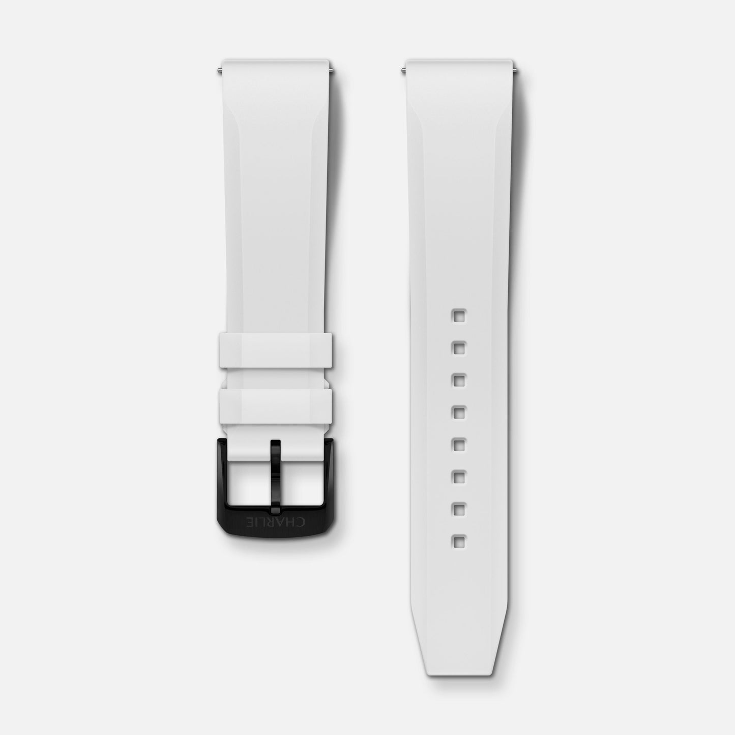 Bracelet caoutchouc blanc HNBR 20mm