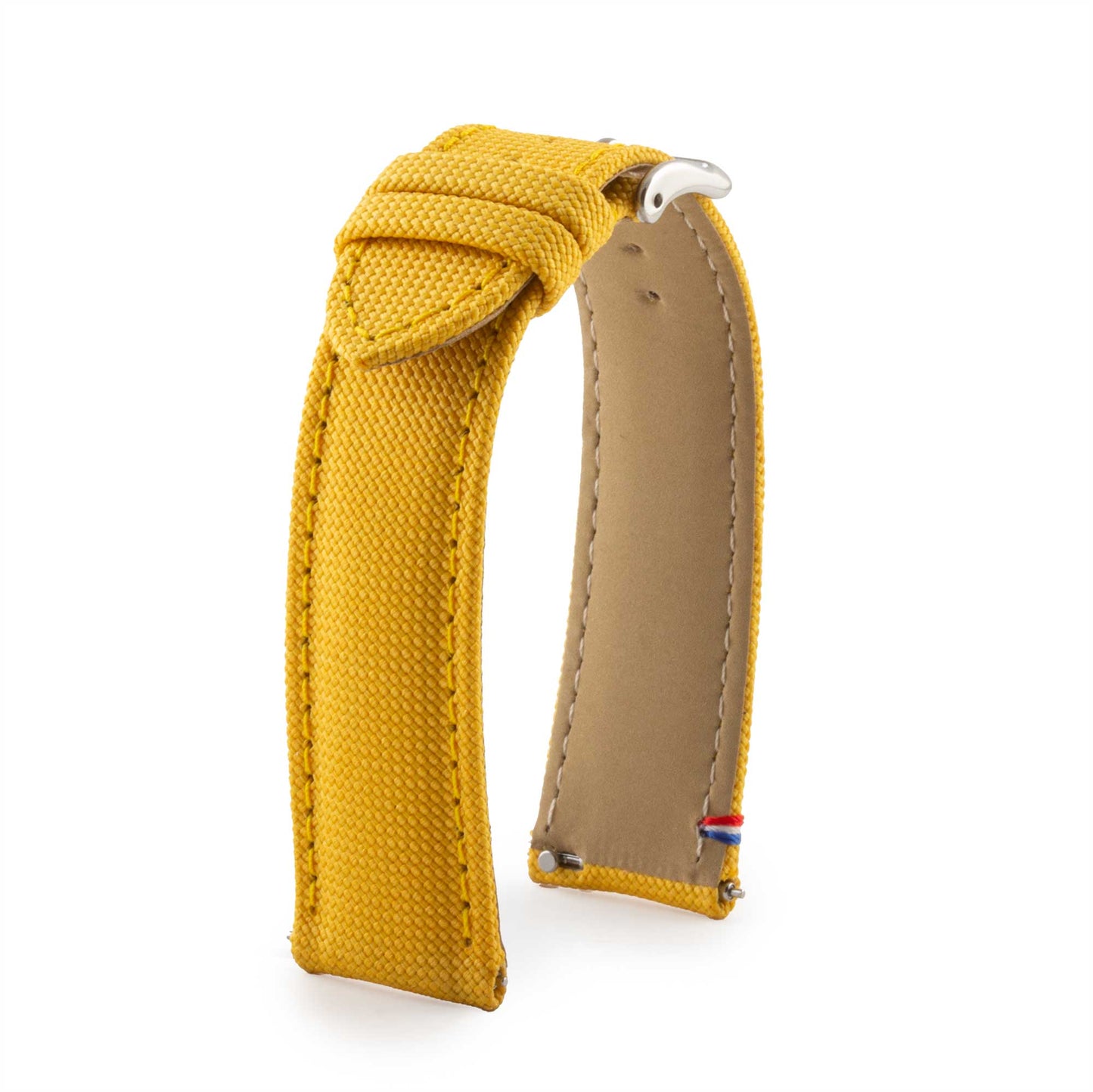 Avel & Men - Bracelet-montre "Port Louis" en toile Seaqual (noir, beige, bleu, kaki, rouge...)