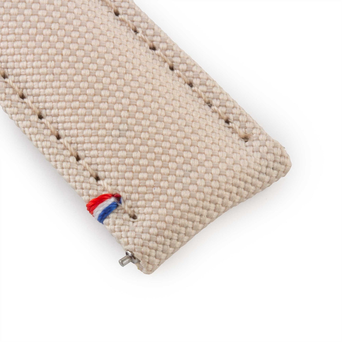 Avel & Men - Bracelet-montre "Port Louis" en toile Seaqual (noir, beige, bleu, kaki, rouge...)