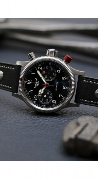 Montre Hanhart 1882 - Pioneer Mk II Noir