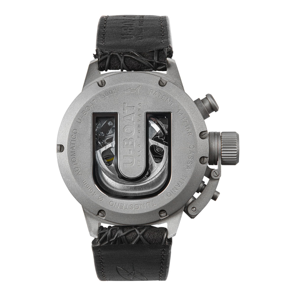 U-BOAT  Classico Titamiun Tungsten Gray- 45 mm - Automatique - 3002