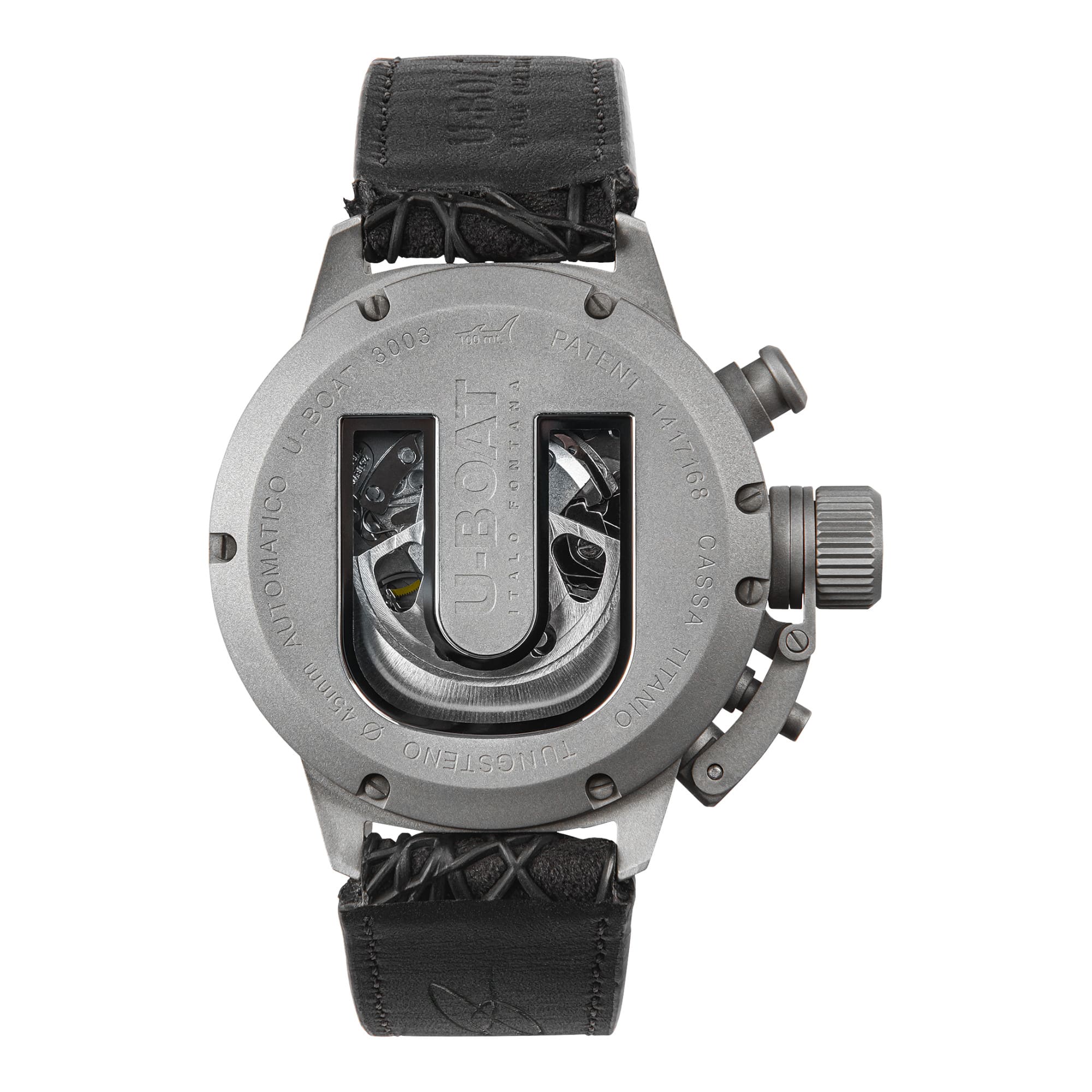 U-BOAT  Classico Titamiun Tungsten Blue- 45 mm - Automatique - 3003