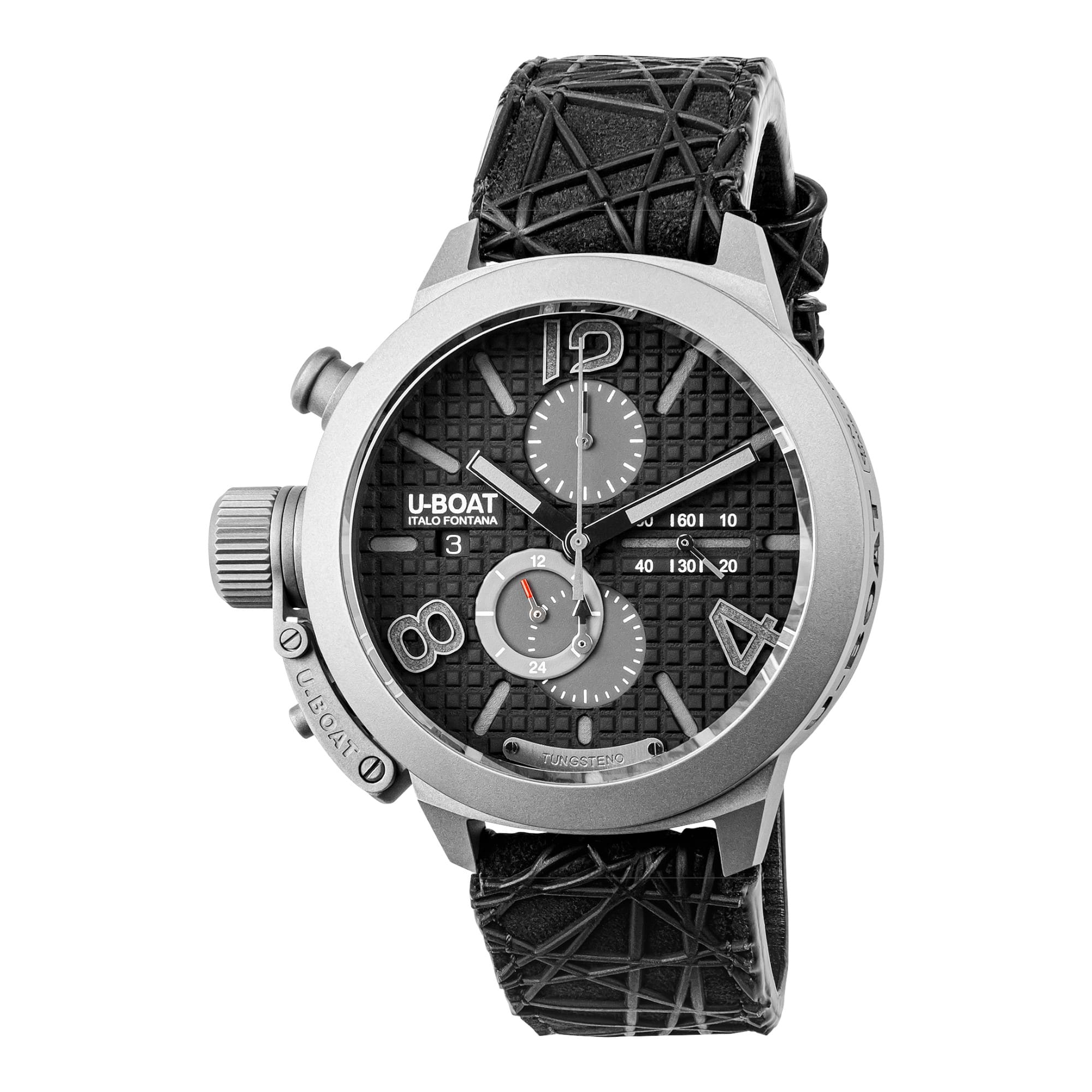 U-BOAT  Classico Titamiun Tungsten Black- 45 mm - Automatique - 3004