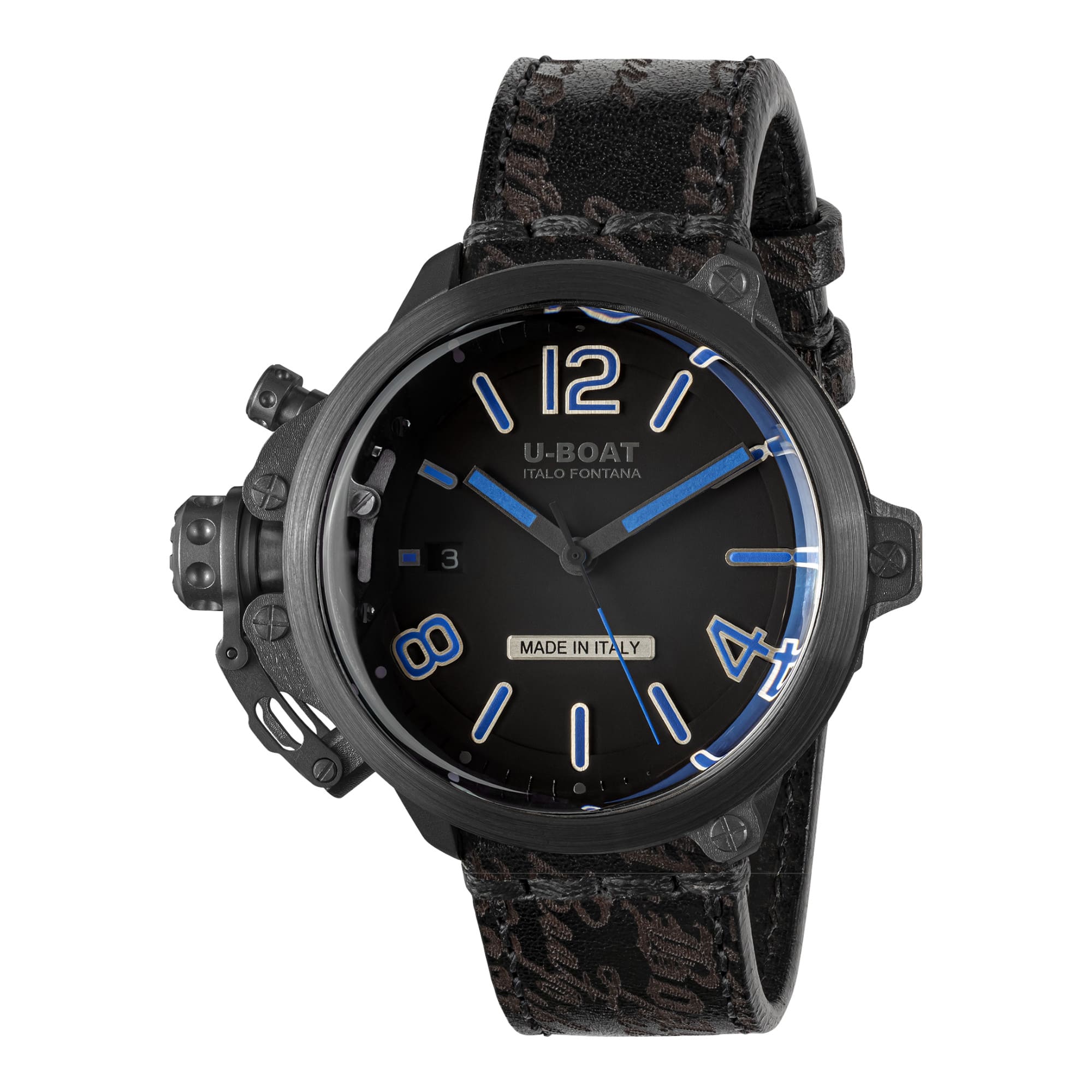 U-BOAT Capsule PVD BK BL - 45mm - Automatique - 8808