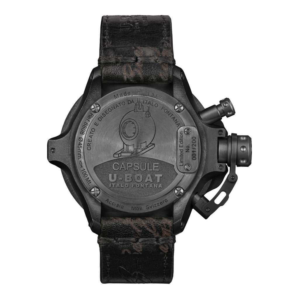 U-BOAT Capsule PVD BK BL - 45mm - Automatique - 8808