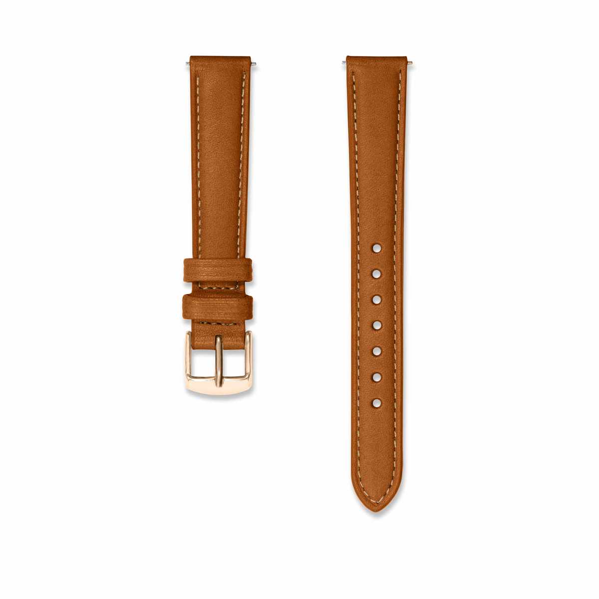 Bracelet cuir Marron 14mm