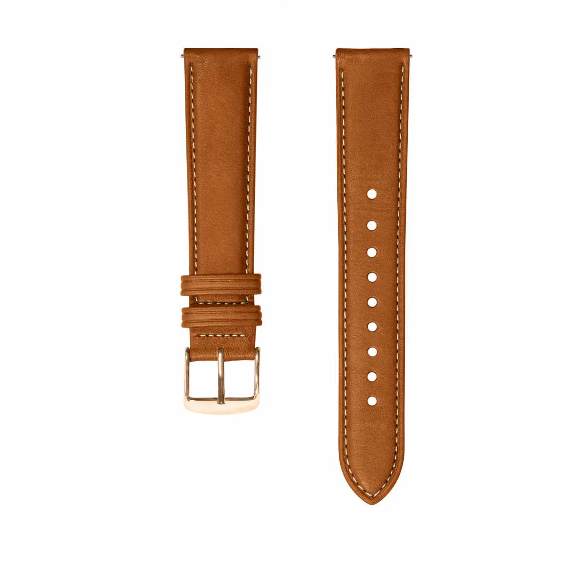 Bracelet cuir Marron 18mm
