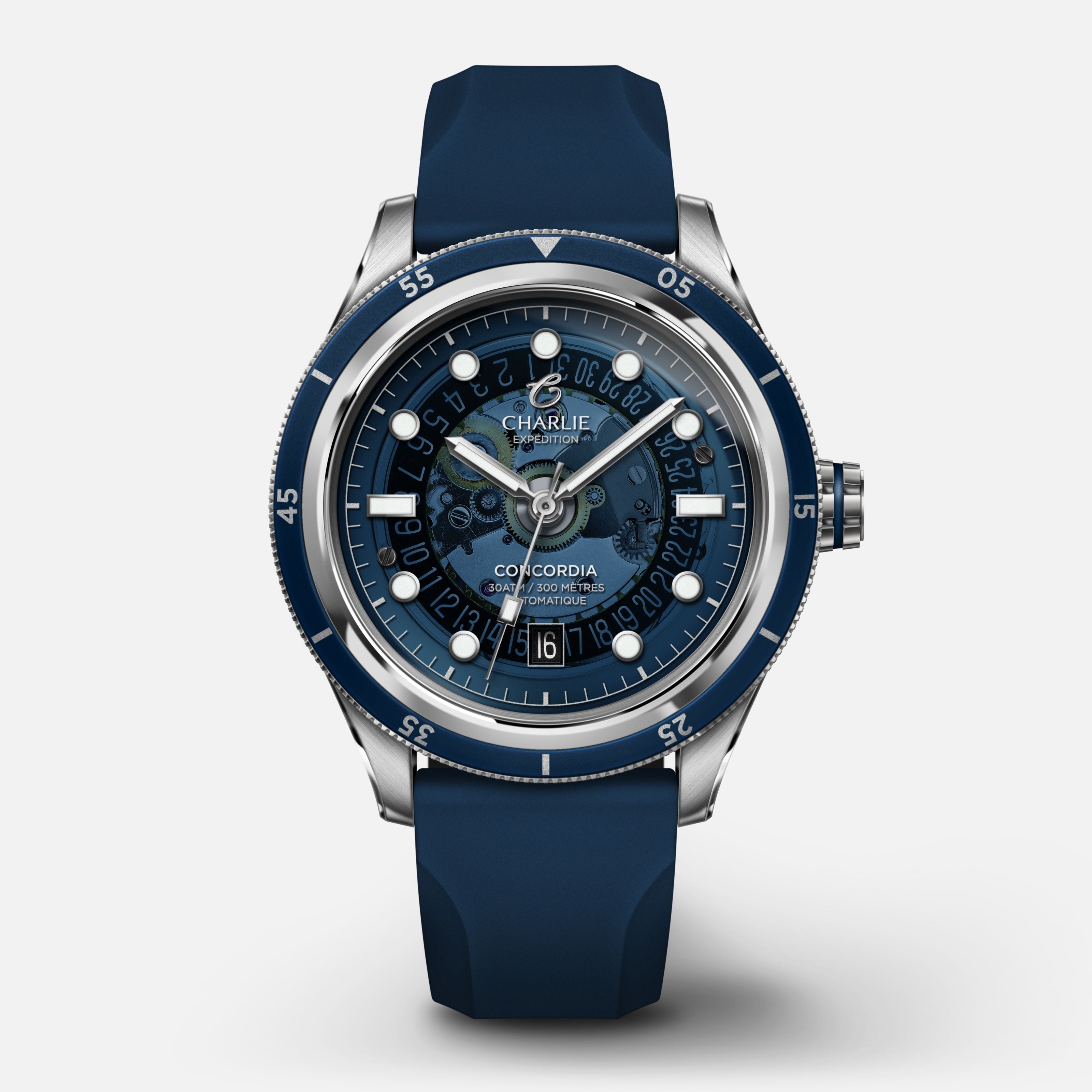 CONCORDIA - Saphir - Bleu Antarctique