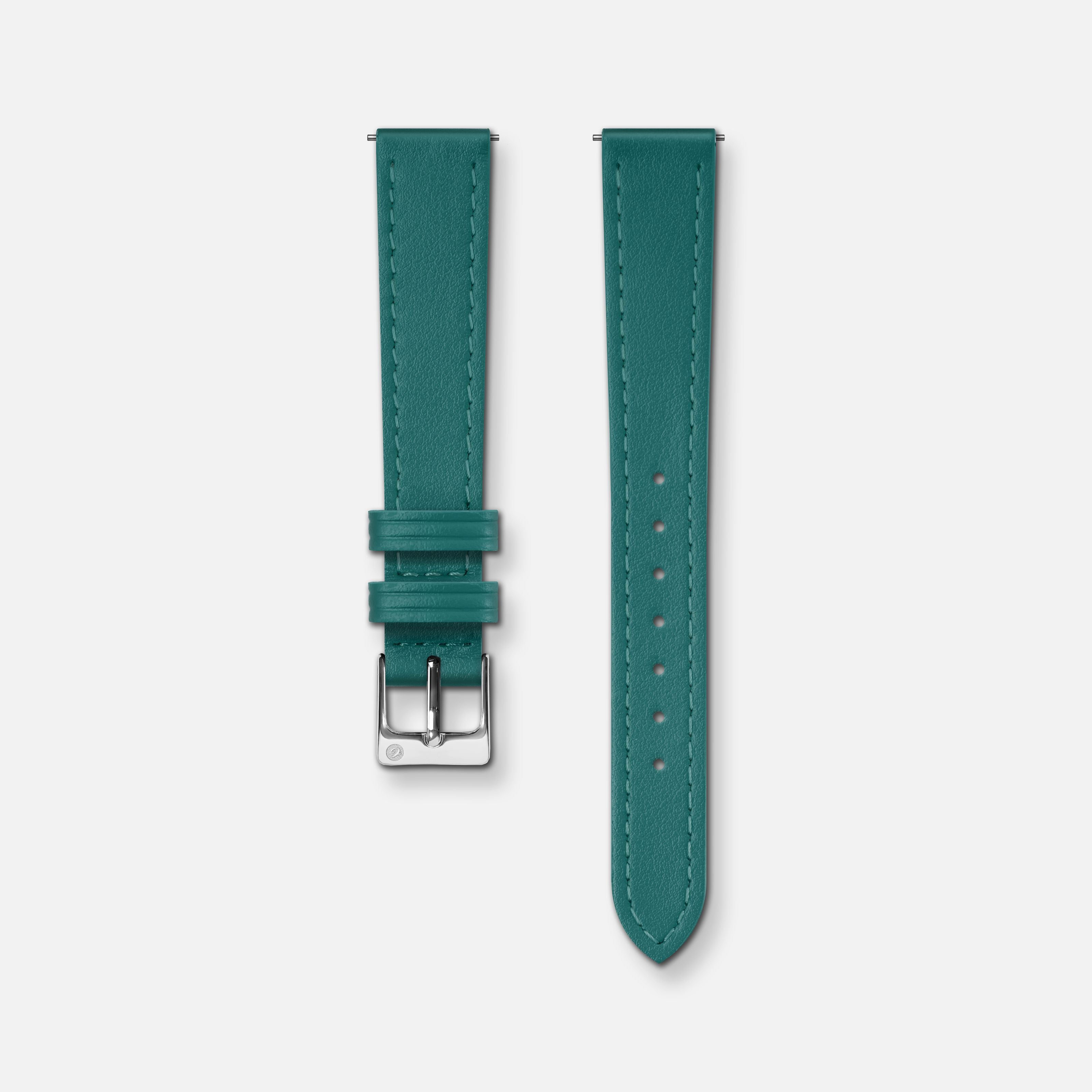 Bracelet cuir paon 14mm