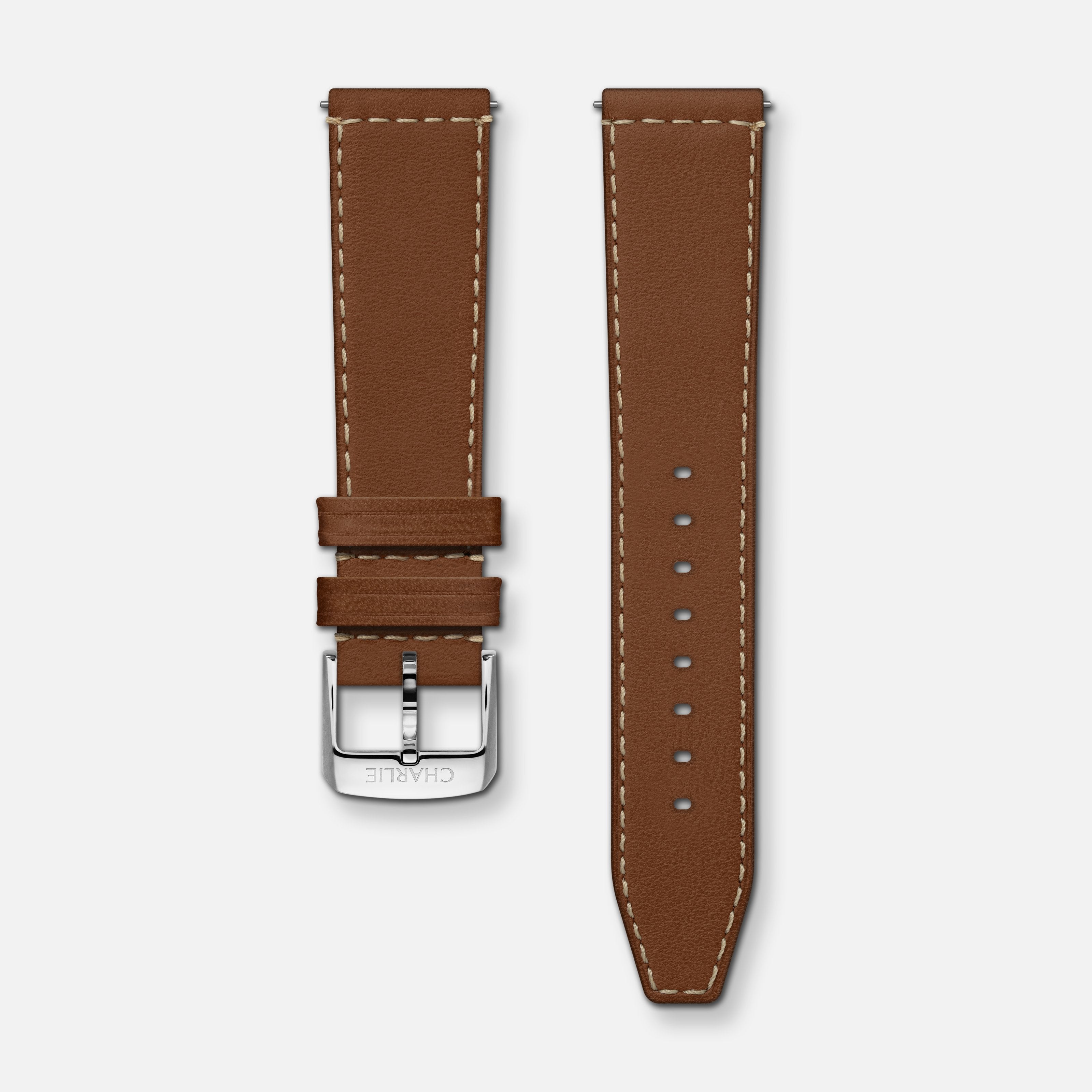 Bracelet cuir marron EXP 20mm
