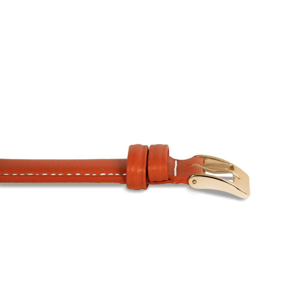Bracelet cuir terracotta 14mm