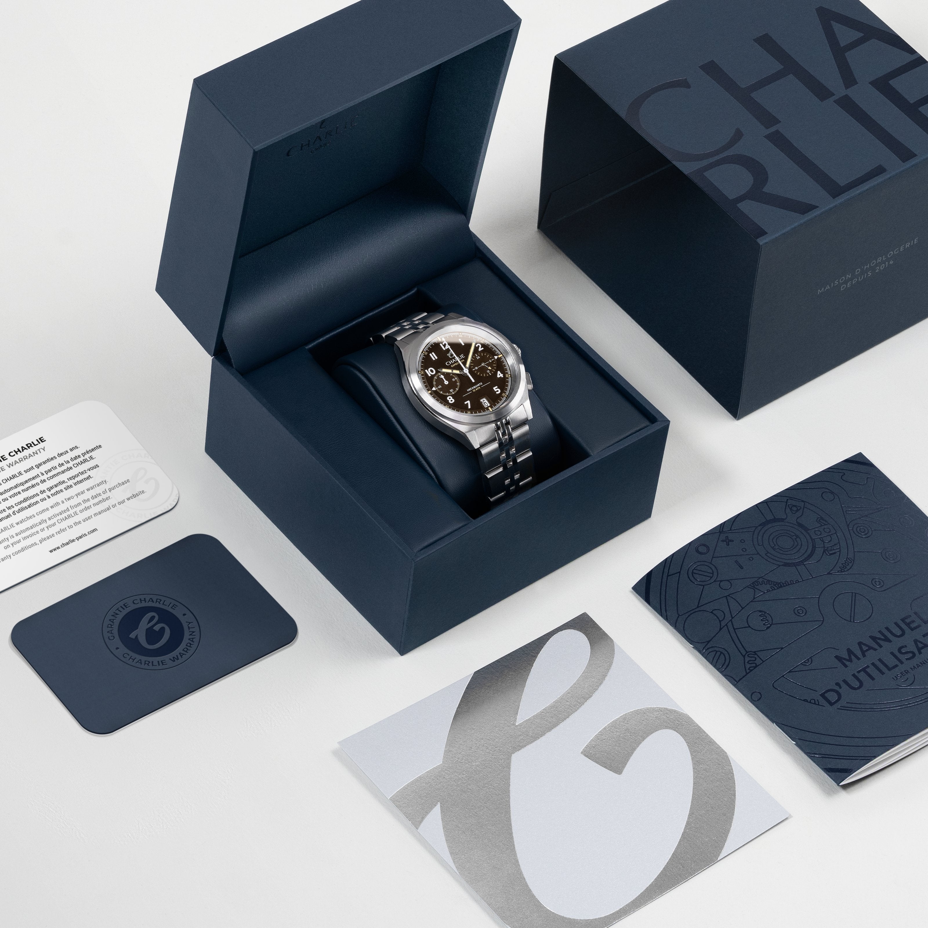 GR - Chronographe - Brun