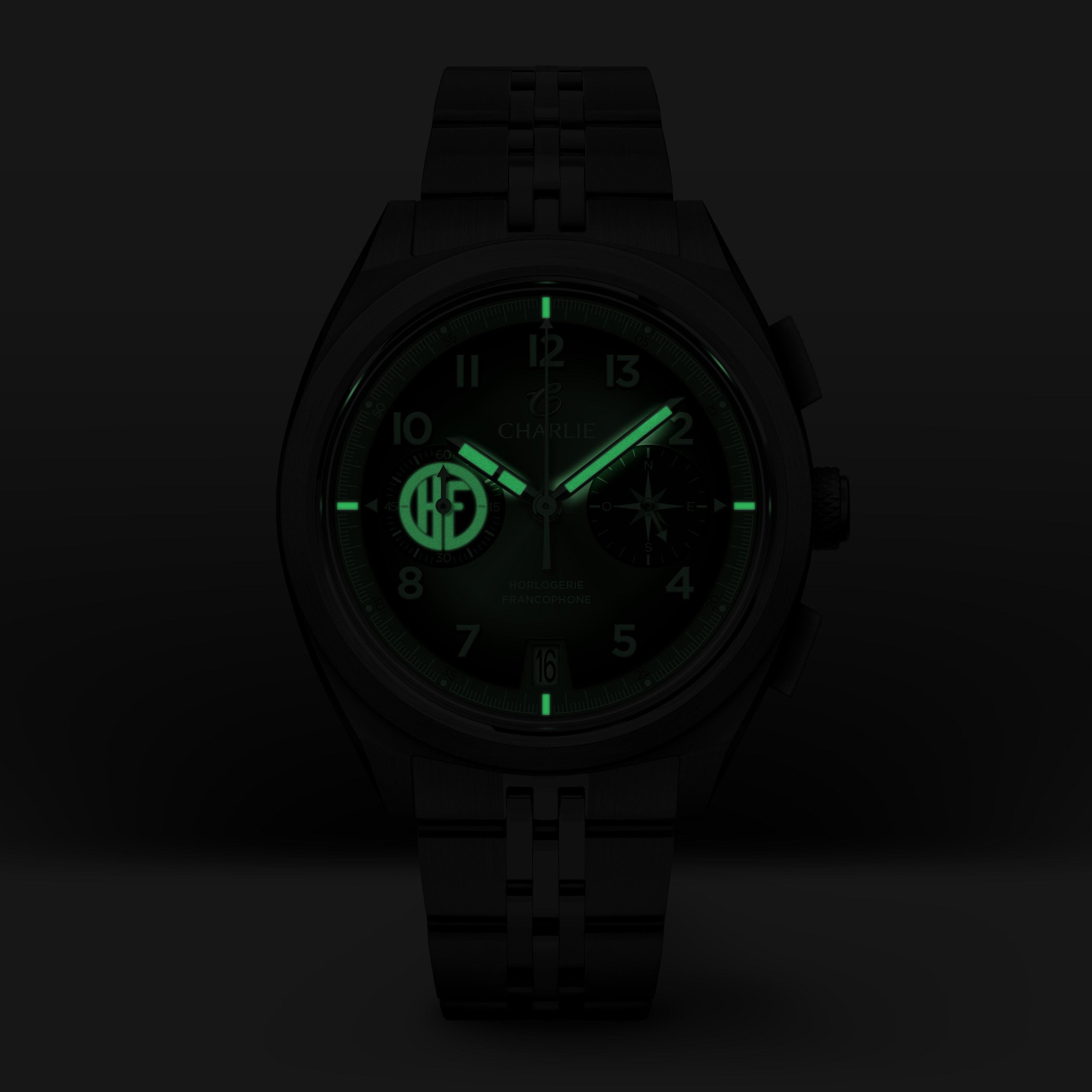 GRX - Mecaquartz Chronographe - HF "SALVIA"