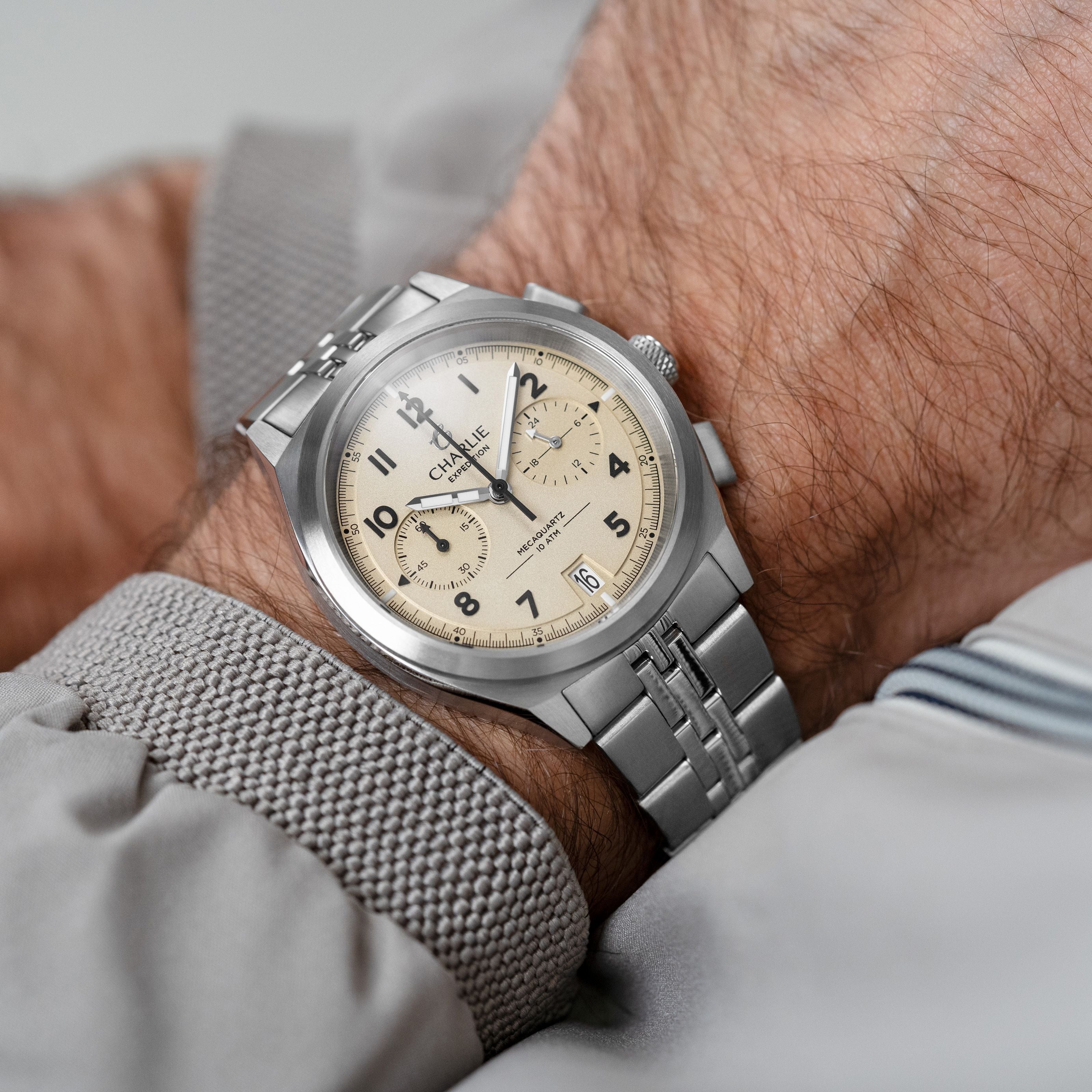 GR - Chronographe - Beige
