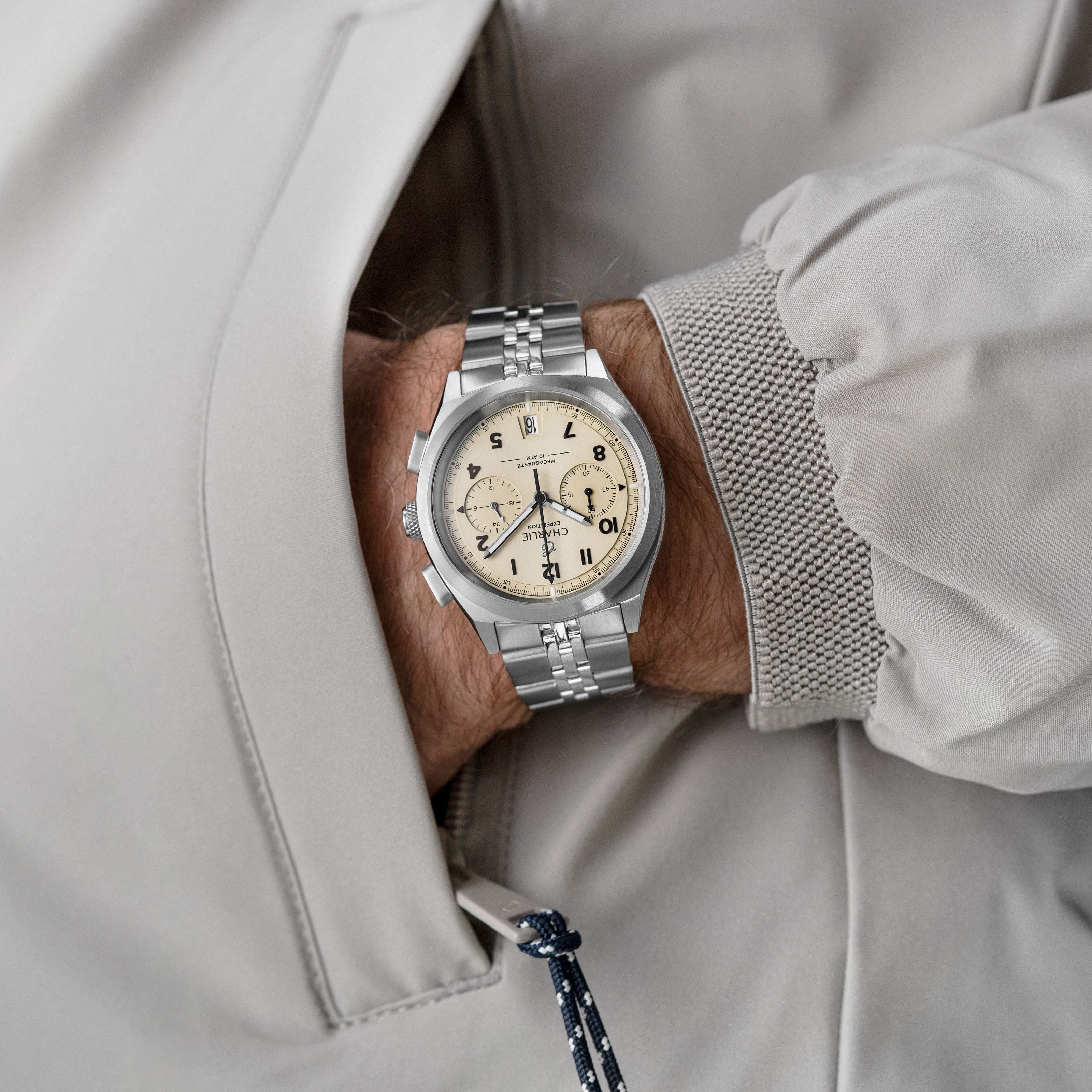 GR - Chronographe - Beige