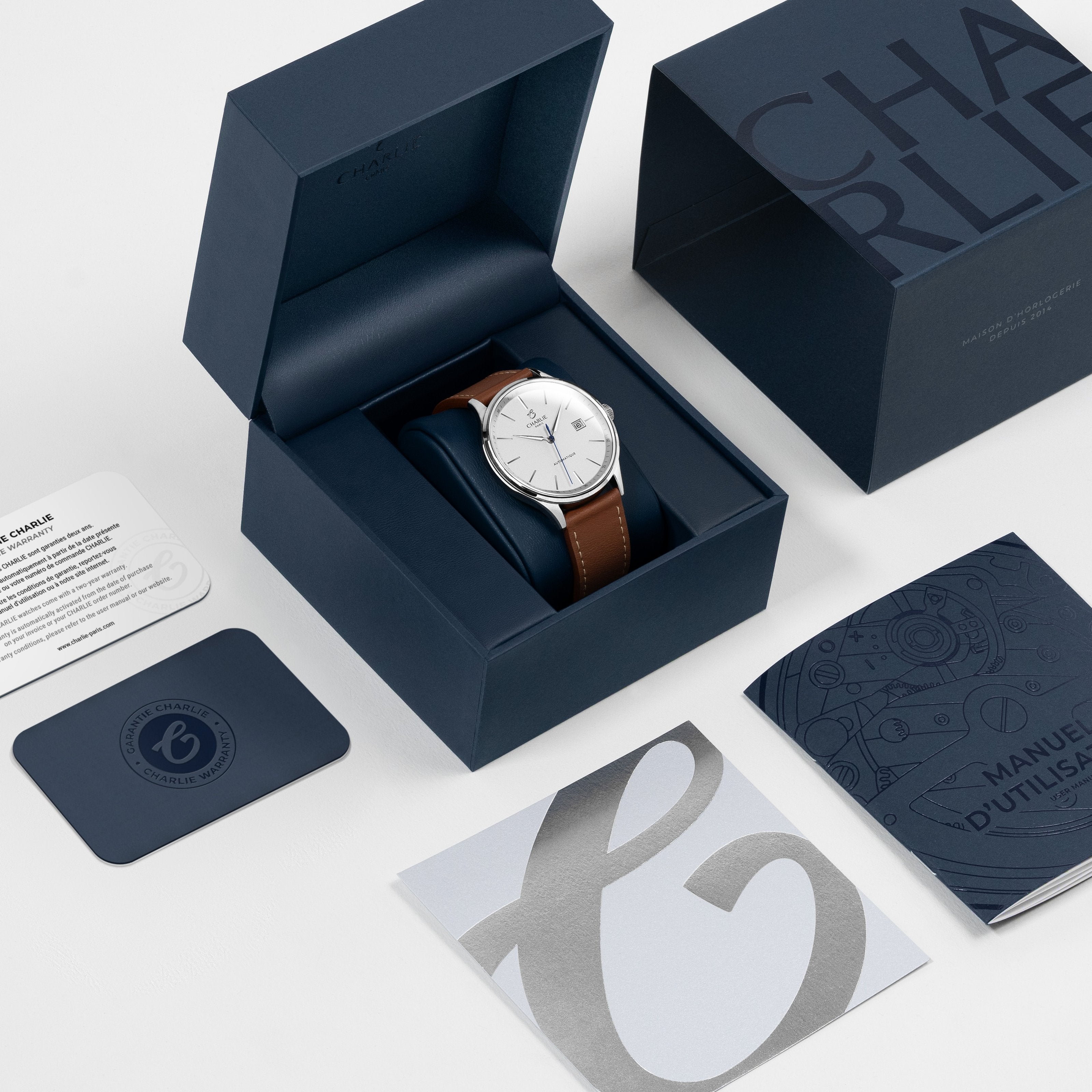 INITIAL - Slim - Blanc