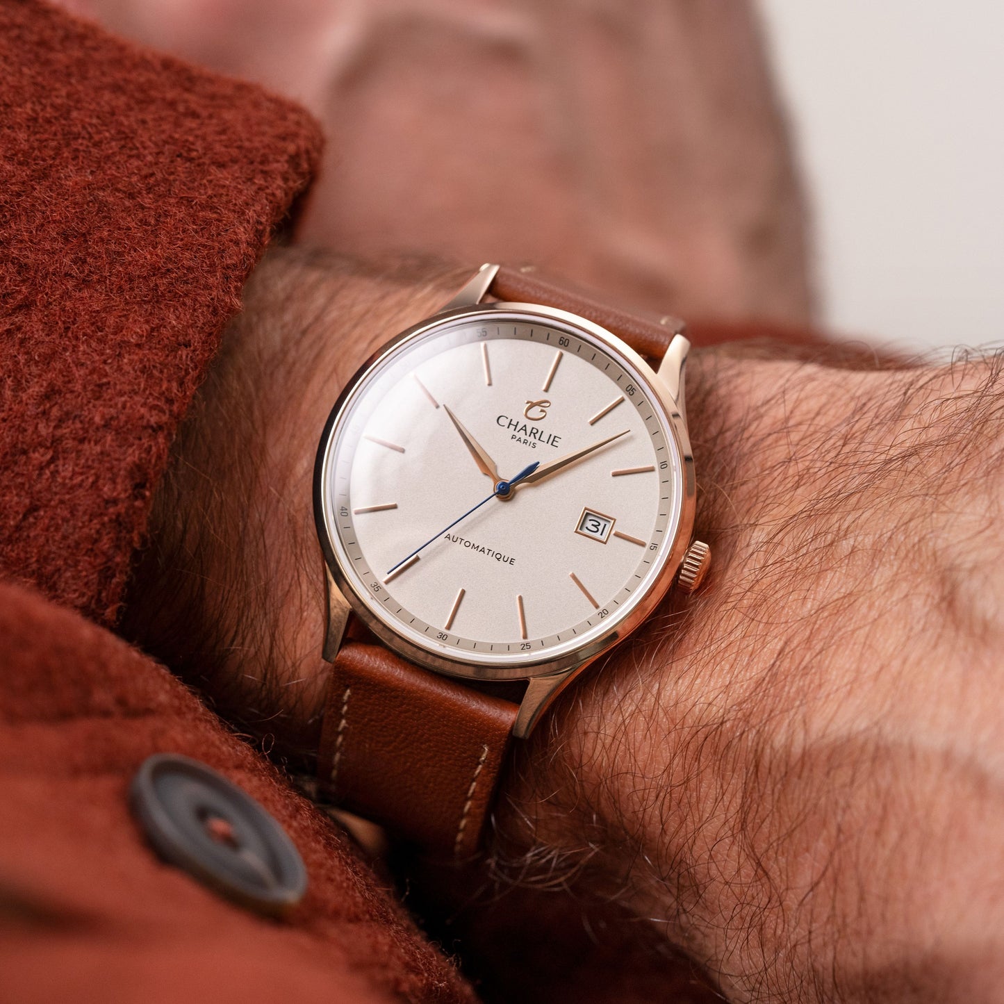 INITIAL - Slim - Doré rose