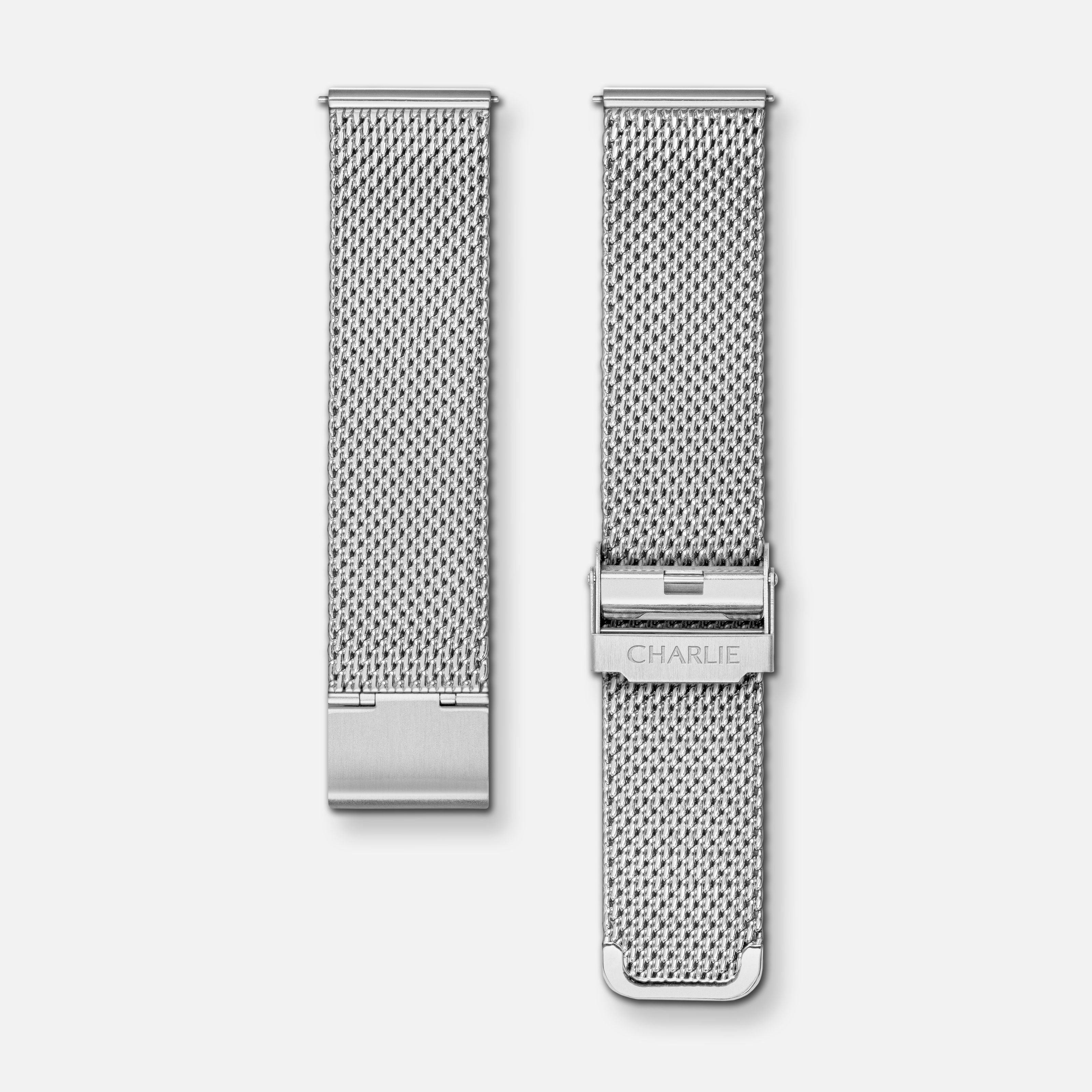 Bracelet en maille milanaise acier 20mm