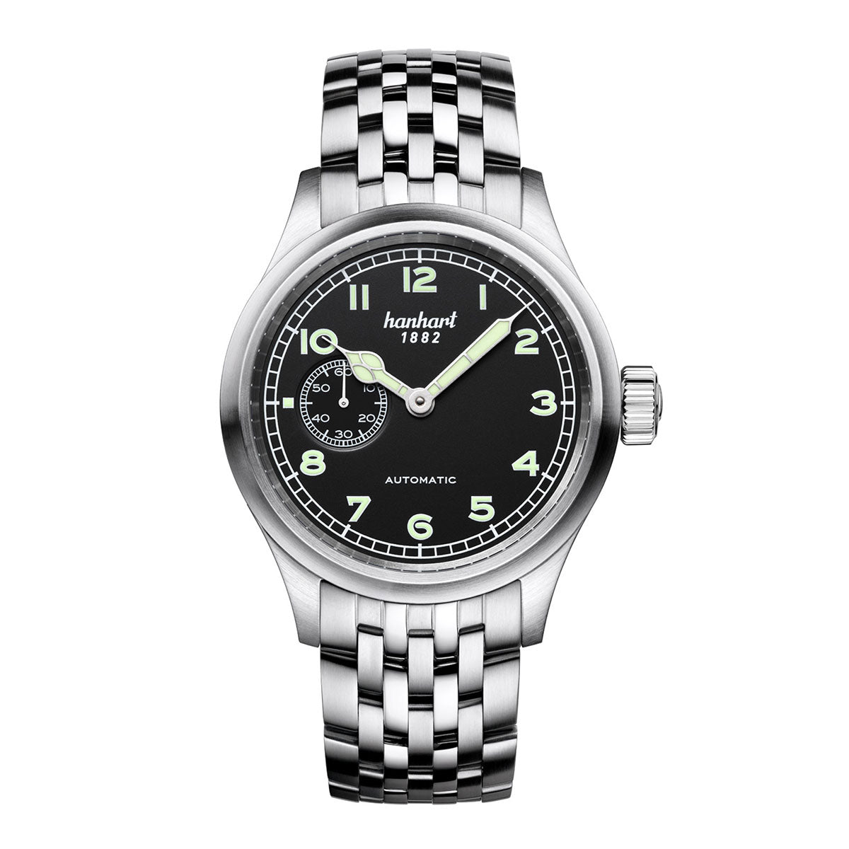 Montre Hanhart 1882 - Pioneer Preventor9 cadran noir