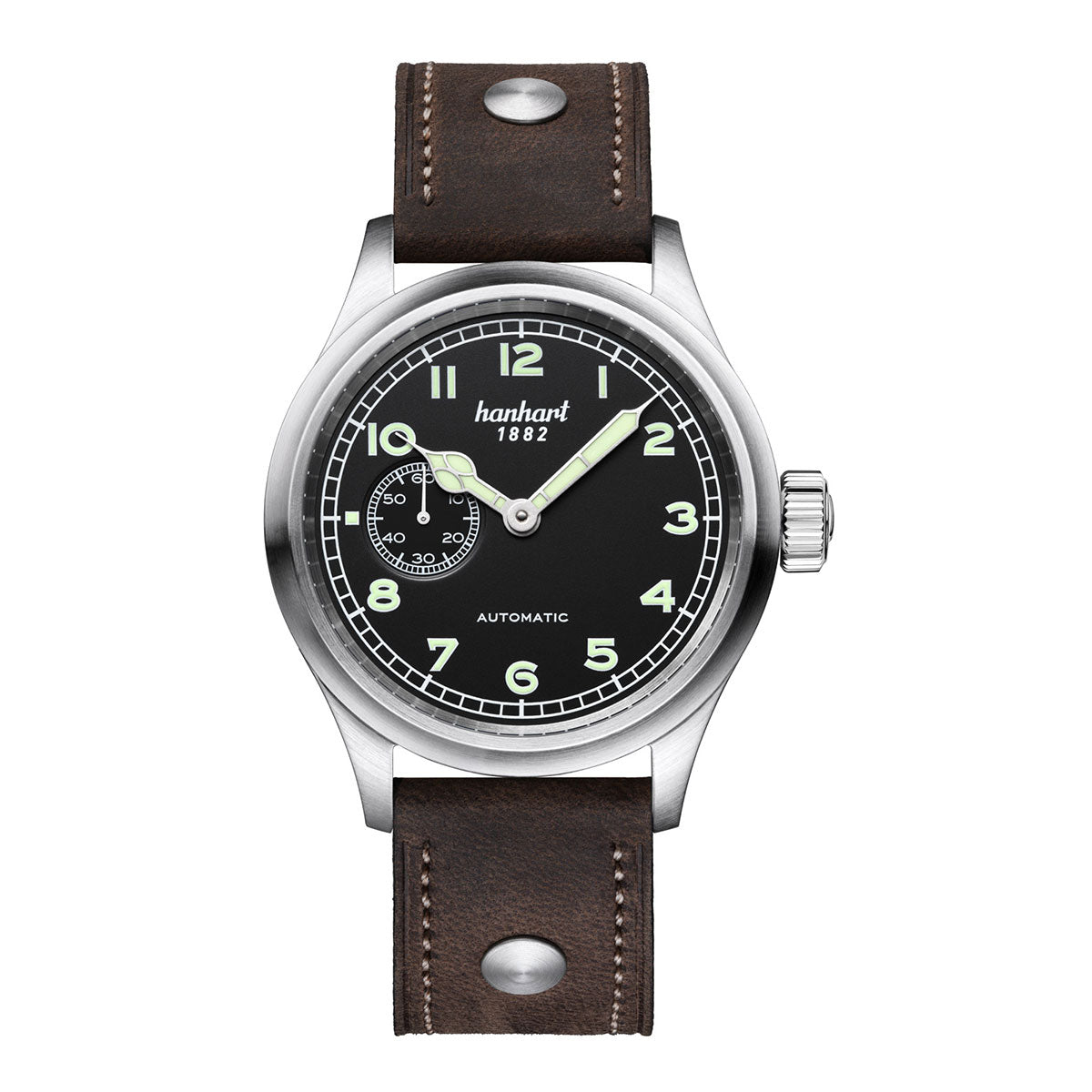 Montre Hanhart 1882 - Pioneer Preventor9 cadran noir