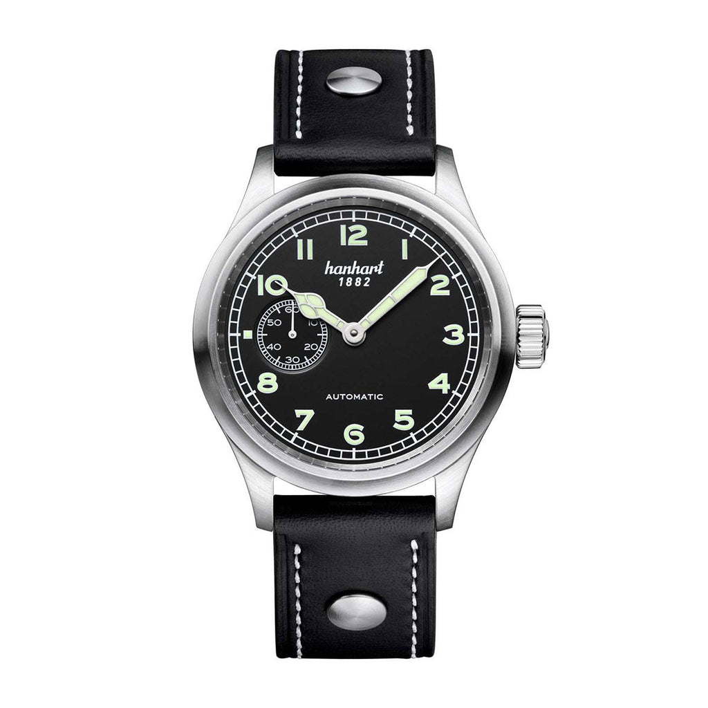 Montre Hanhart 1882 - Pioneer Preventor9 cadran noir