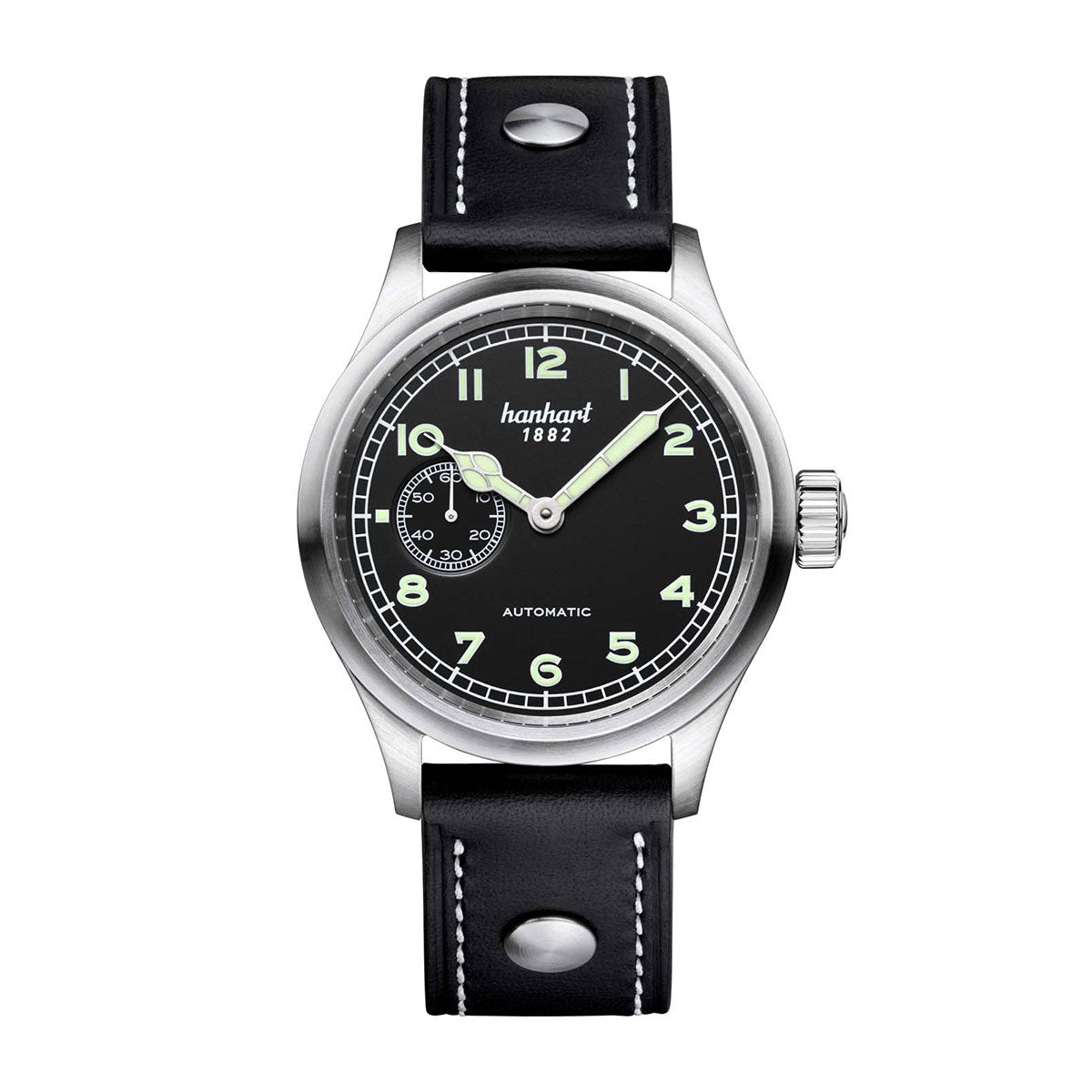 Montre Hanhart 1882 - Pioneer Preventor9 cadran noir