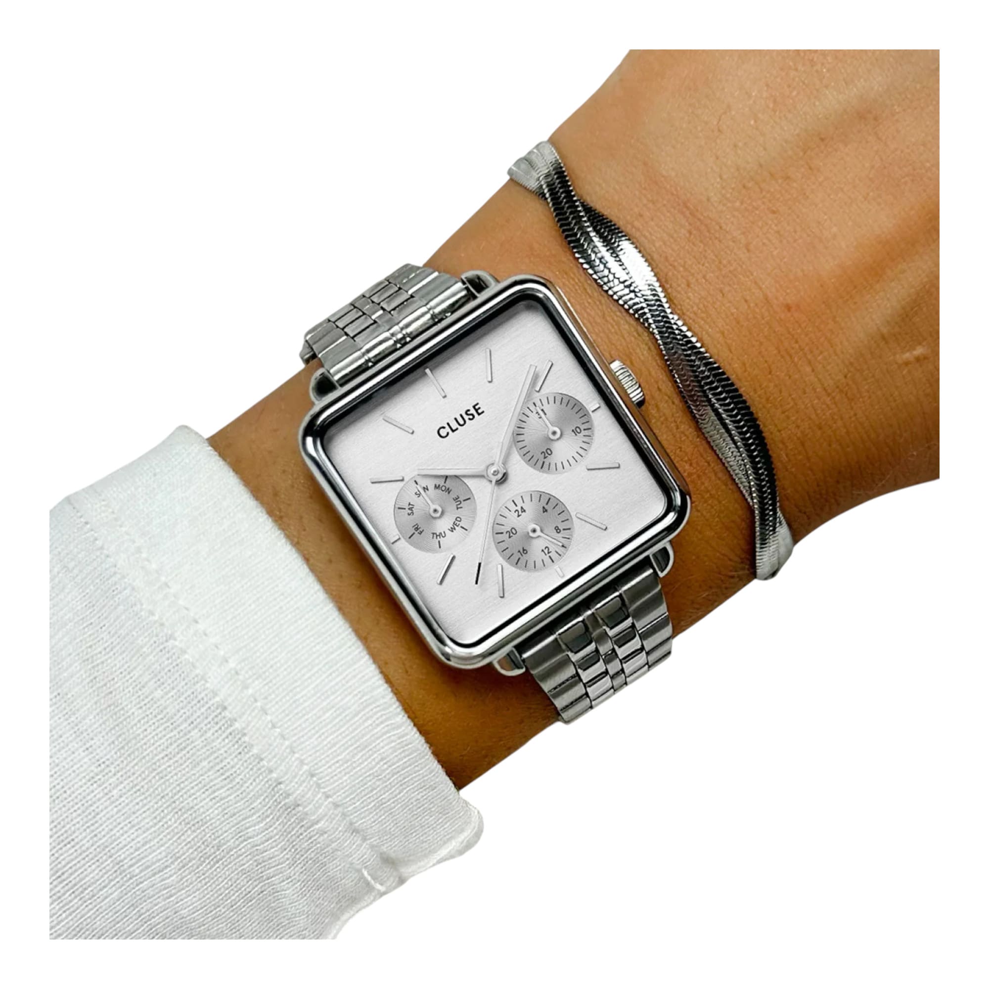 Cluse - La Tétragone Multifunction - 30 mm - CW13802