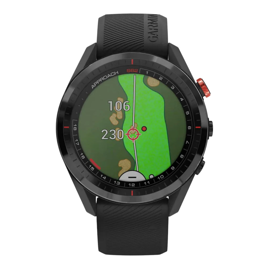 GARMIN - Approach® S62 Bundle  Céramique noir avec bracelet noir Pack  - 010-02200-02