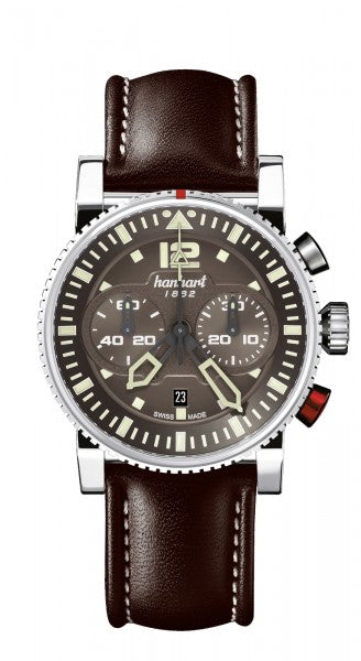 Montre Hanhart 1882 - Primus Pilot Marron