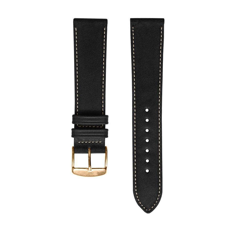Bracelet cuir Noir 18mm
