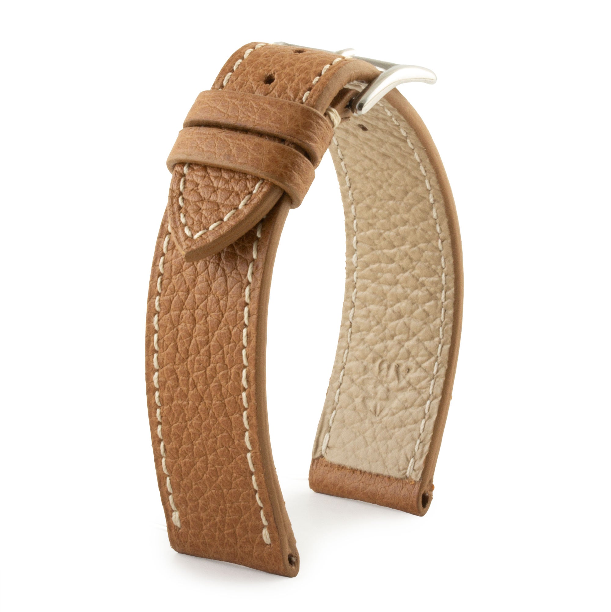 Hermès Cape Cod/Heure H - Bracelet montre en cuir - Buffle (bleu, camel, taupe, orange, beige)