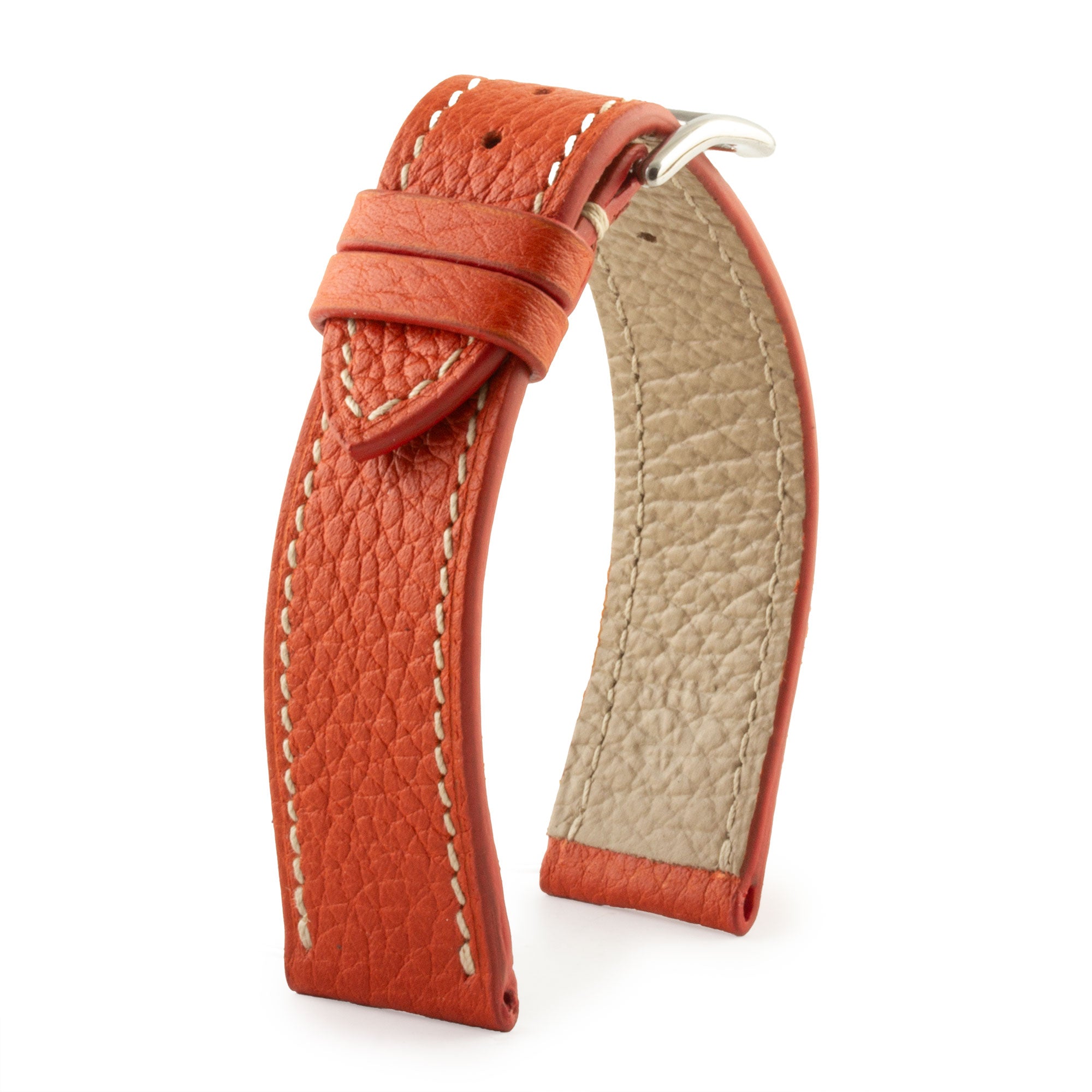 Hermès Cape Cod/Heure H - Bracelet montre en cuir - Buffle (bleu, camel, taupe, orange, beige)
