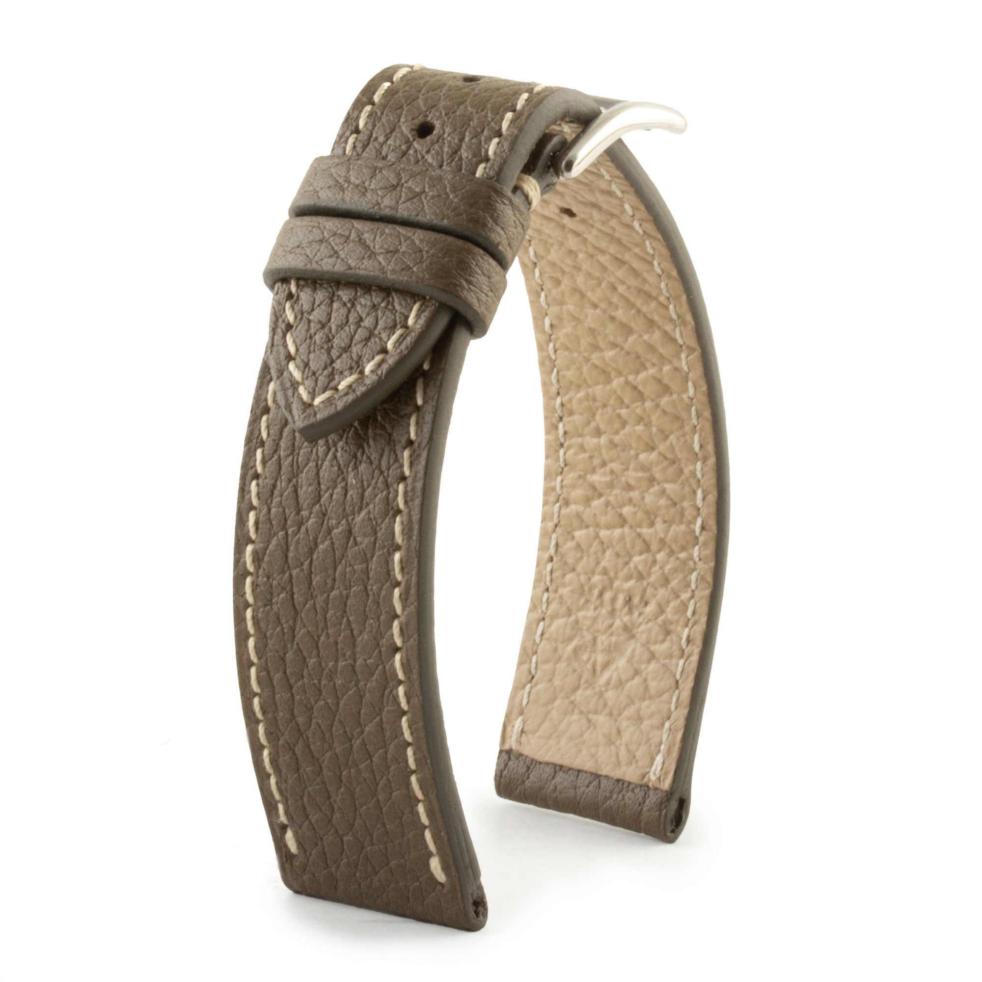 Hermès Cape Cod/Heure H - Bracelet montre en cuir - Buffle (bleu, camel, taupe, orange, beige)