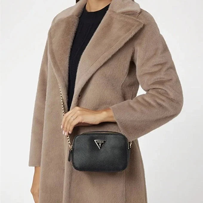 Mini Sac Bandoulière GUESS Femme Noelle Saffiano HWZG7879140BLA