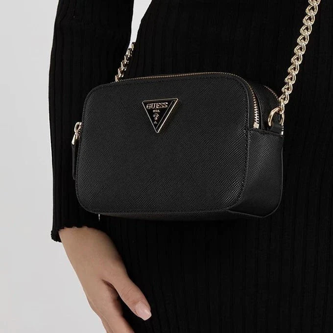Mini Sac Bandoulière GUESS Femme Noelle Saffiano HWZG7879140BLA