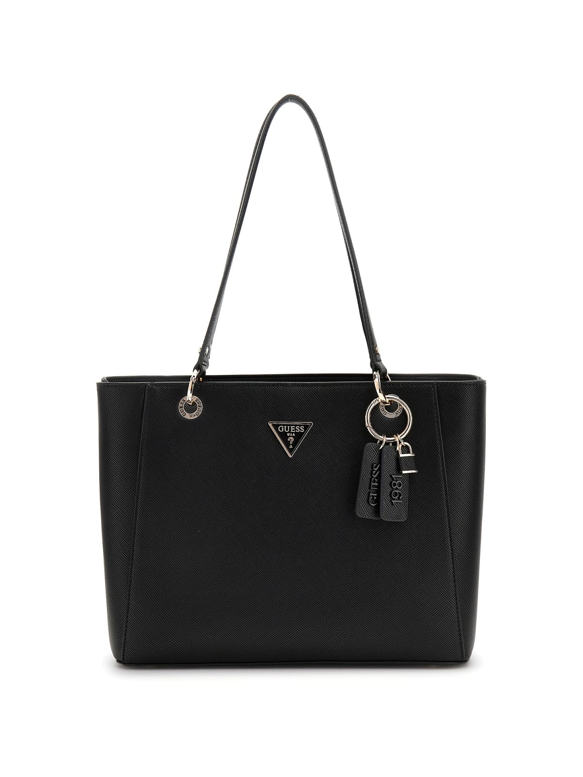 Sac Cabas GUESS Femme Noelle Saffiano HWZG7879250BLA