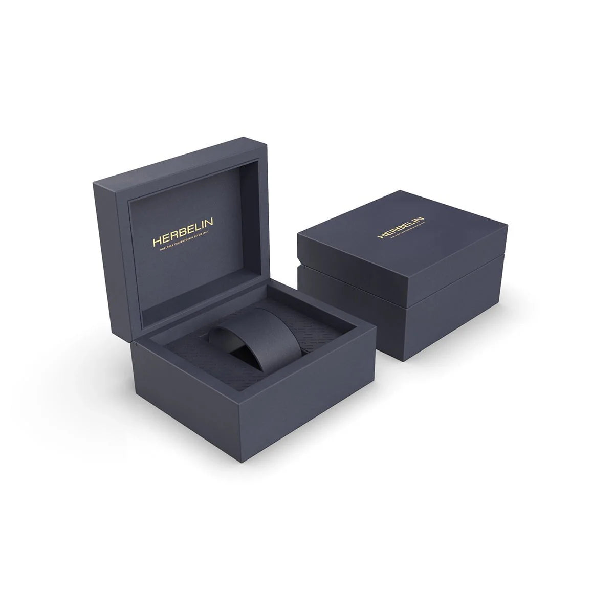 Montre HERBELIN Homme Newport Bleu en Cuir 12288A15BL