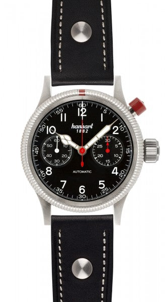 Montre Hanhart 1882 - Pioneer Mk I Black